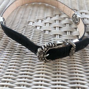 Brighton reversible black / pink belt